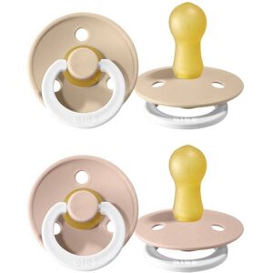 Bibs® Colour Night Collection Glow in the Dark Vanilla & Blush 6-18 Monaten 2 ct