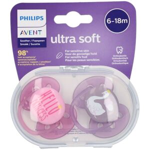 Avent Schnuller Ultra Soft 6-18 Monate (Farbe nicht wählbar) 2 ct