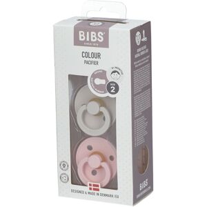 Bibs® Bibs Couleur Beruhigungssauger Haselnuss - Blume 6 - 18 Monate Größe 2 2 ct