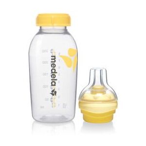 Medela Calma Babyflasche 250ml mit Calma Solitaire Silikonsauger, 0-6 Monate 1 ct