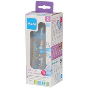 MAM BABY FRANCE MAM Anti-Kolik-Flasche 260 ml von 0 bis 6 Monate Blau 1 ct