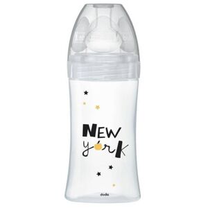 Dodie Sensation+ Flasche Flasche Glas 270ml Anti-Kolik-Rundsauger New York 0-6 Monate