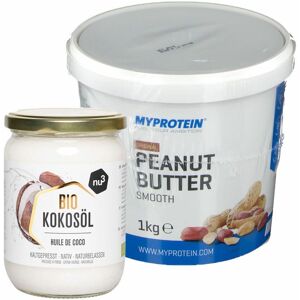 MyProtein Erdnussbutter, fein + nu3 Bio Kokosöl, nativ 1 ct