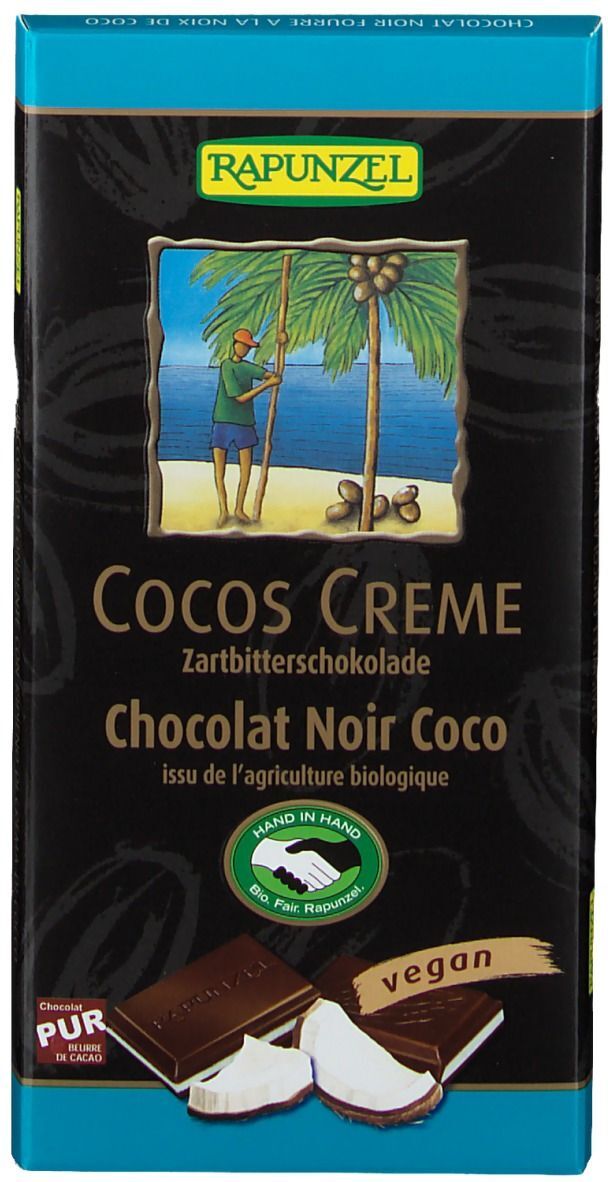 Rapunzel Bio Cocos Creme Zartbitter Schokolade