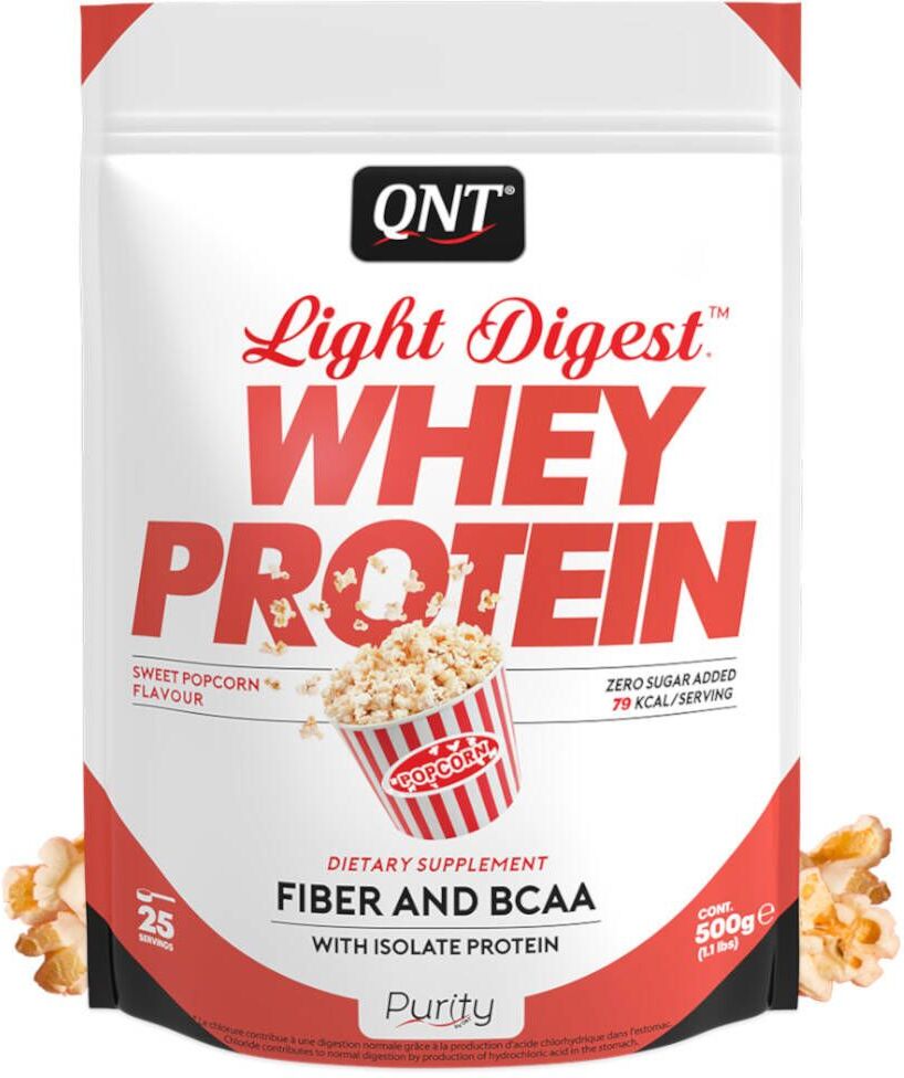 Qnt® Light Digest™ Whey Protein süsser Popcorn Geschmack