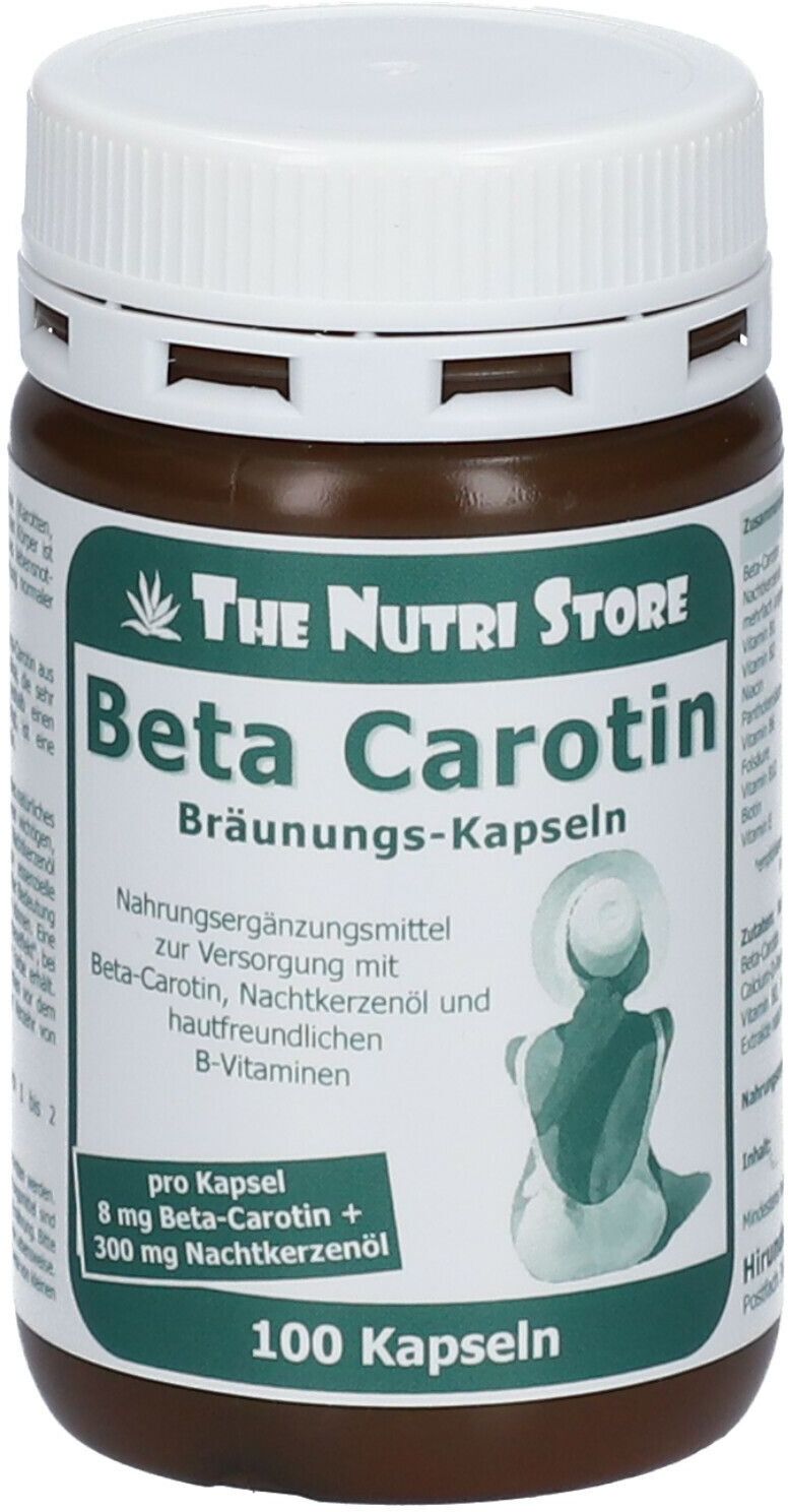 The Nutri Store Beta-Carotin 8 mg Bräunungskapseln