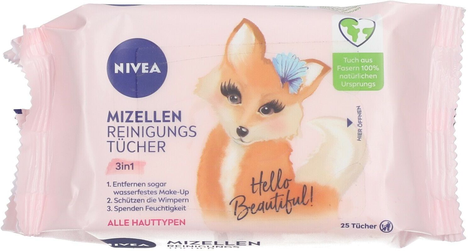 Beiersdorf AG/GB Deutschland Vertrieb Nivea® 3in1 Mizellen Reinigungstücher (Motiv nicht wählbar)