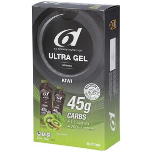 6D Sports Nutrition Ultra Gel Kiwi 6 ct
