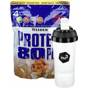 Weider Protein 80 Plus Caramel-Toffee + nu3 SmartShaker 1 ct