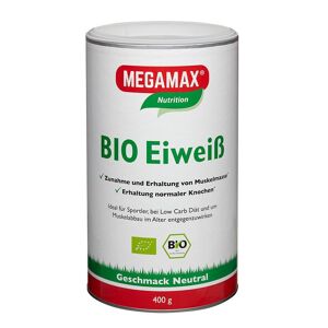 Megamax® Nutrition BIO Eiweiß Geschmack-Neutral 0.4 kg