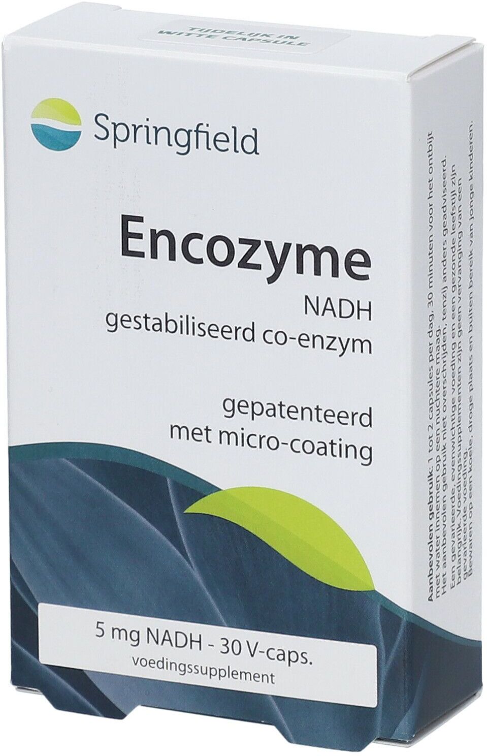 SPRINGFIELD NUTRACEUTICALS Enzym Nadh stabilisiertes Coenzym