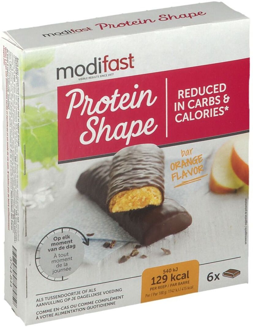 GSA HEALTHCARE modifast® Protein Shape Bar Orange