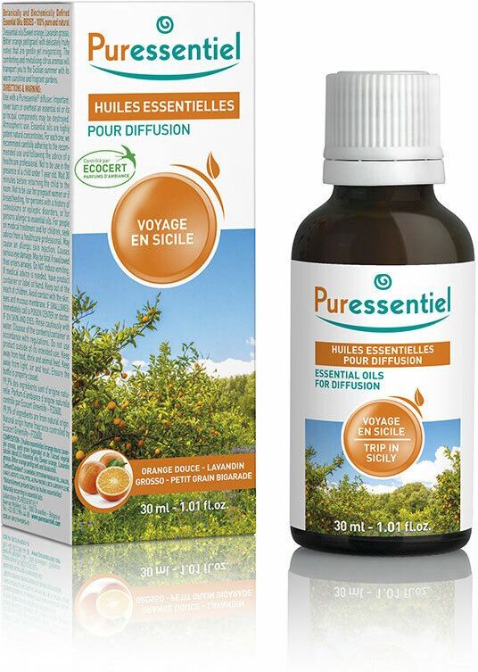 Puressentiel Pureessentiel essentielles Öl Reise nach Sizilen