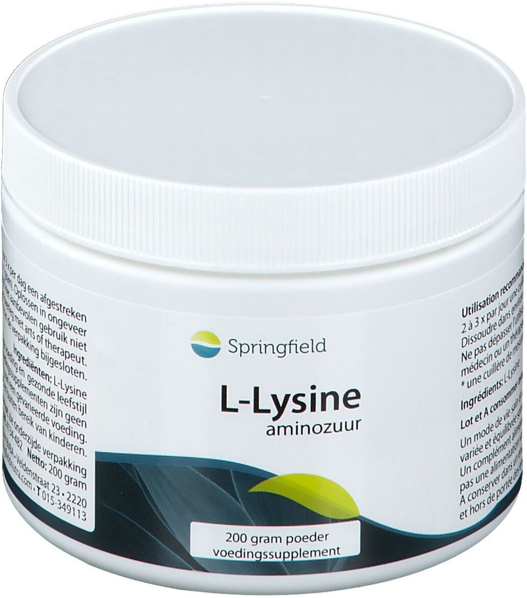 SPRINGFIELD NUTRACEUTICALS L-Lysine HCL