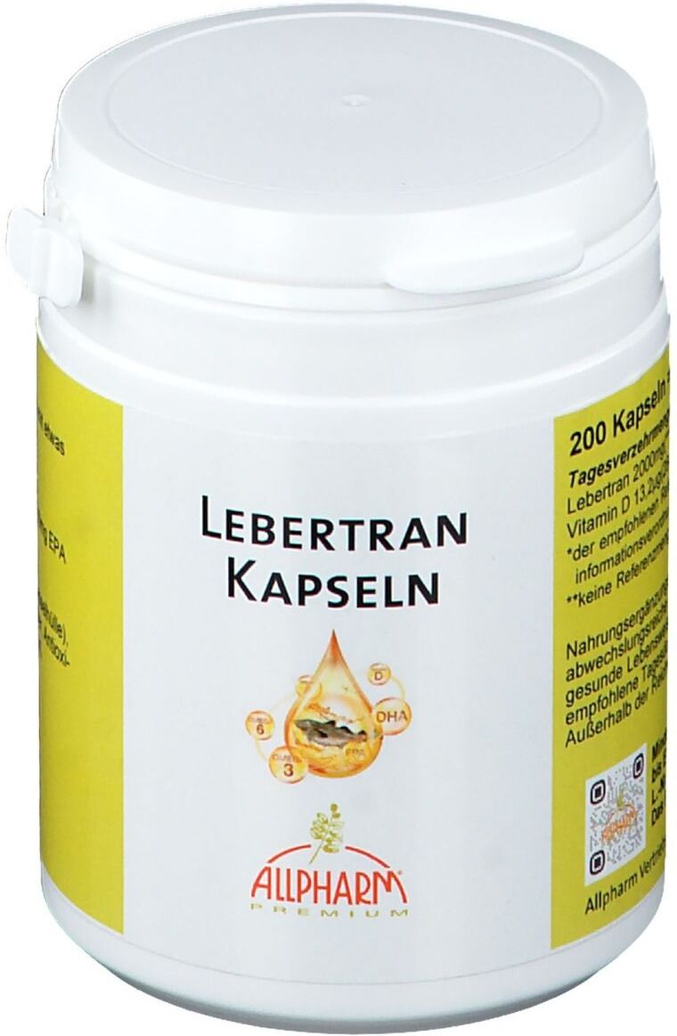 ALLPHARM Lebertran Kapseln 500mg