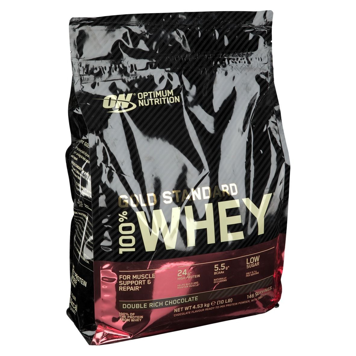 Optimum Nutrition 100 % Whey Gold Standard, Double Rich Chocolate, Pulver