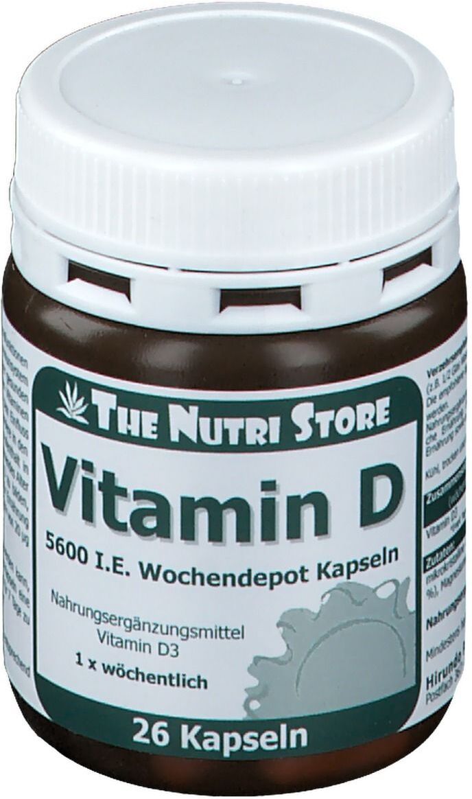 The Nutri Store Vitamin D Wochendepot Kapseln