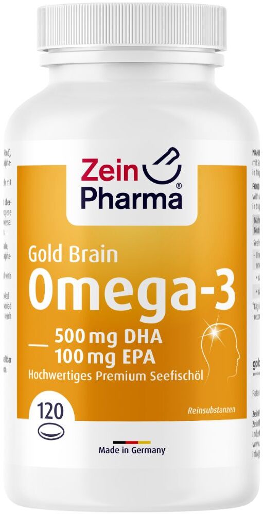 ZeinPharma Omega 3 Kapseln Gold Brain Edition ZeinPharma