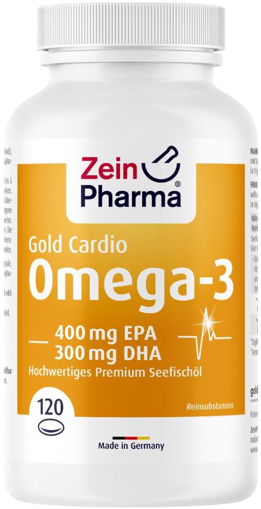 ZeinPharma Omega 3 Kapseln Gold Cardio Edition ZeinPharma