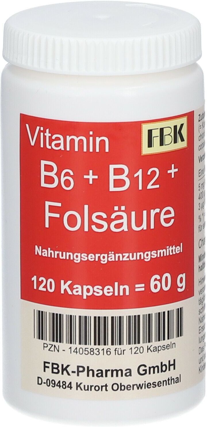 FBK Vitamin B6+ B12+ Folsäure