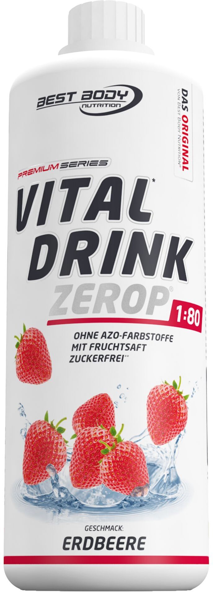 Best Body Nutrition Vital Drink Zerop Erdbeere