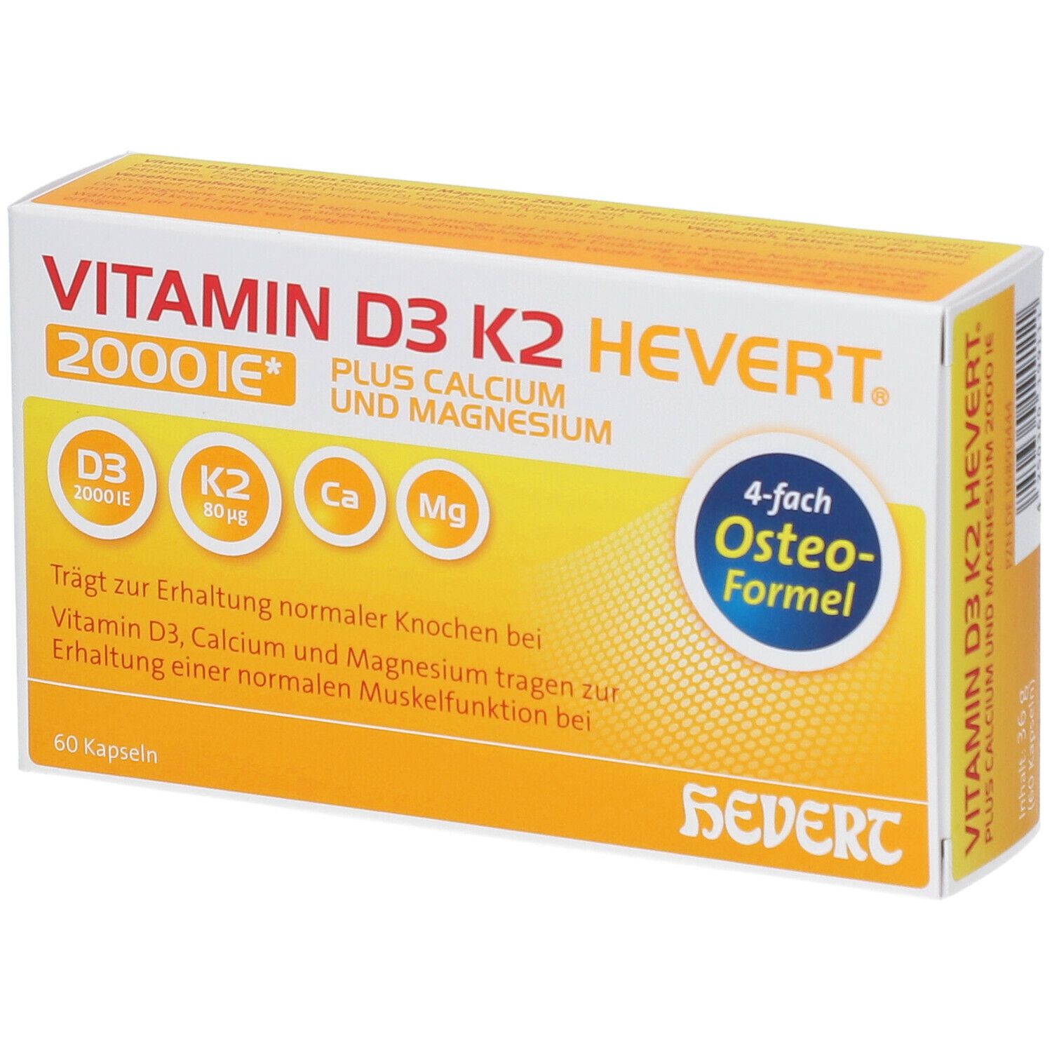 Hevert Arzneimittel GmbH & Co. KG Vitamin D3 K2 Hevert® Plus Calcium UND Magnesium 2000 I.e.
