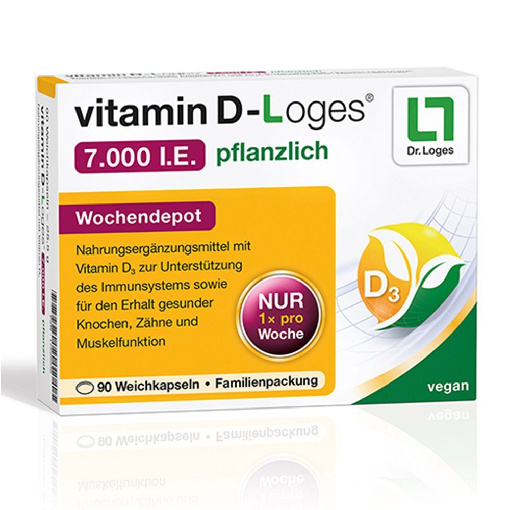 Dr. Loges + Co. GmbH vitamin D-Loges® 7.000 I.E pflanzlich