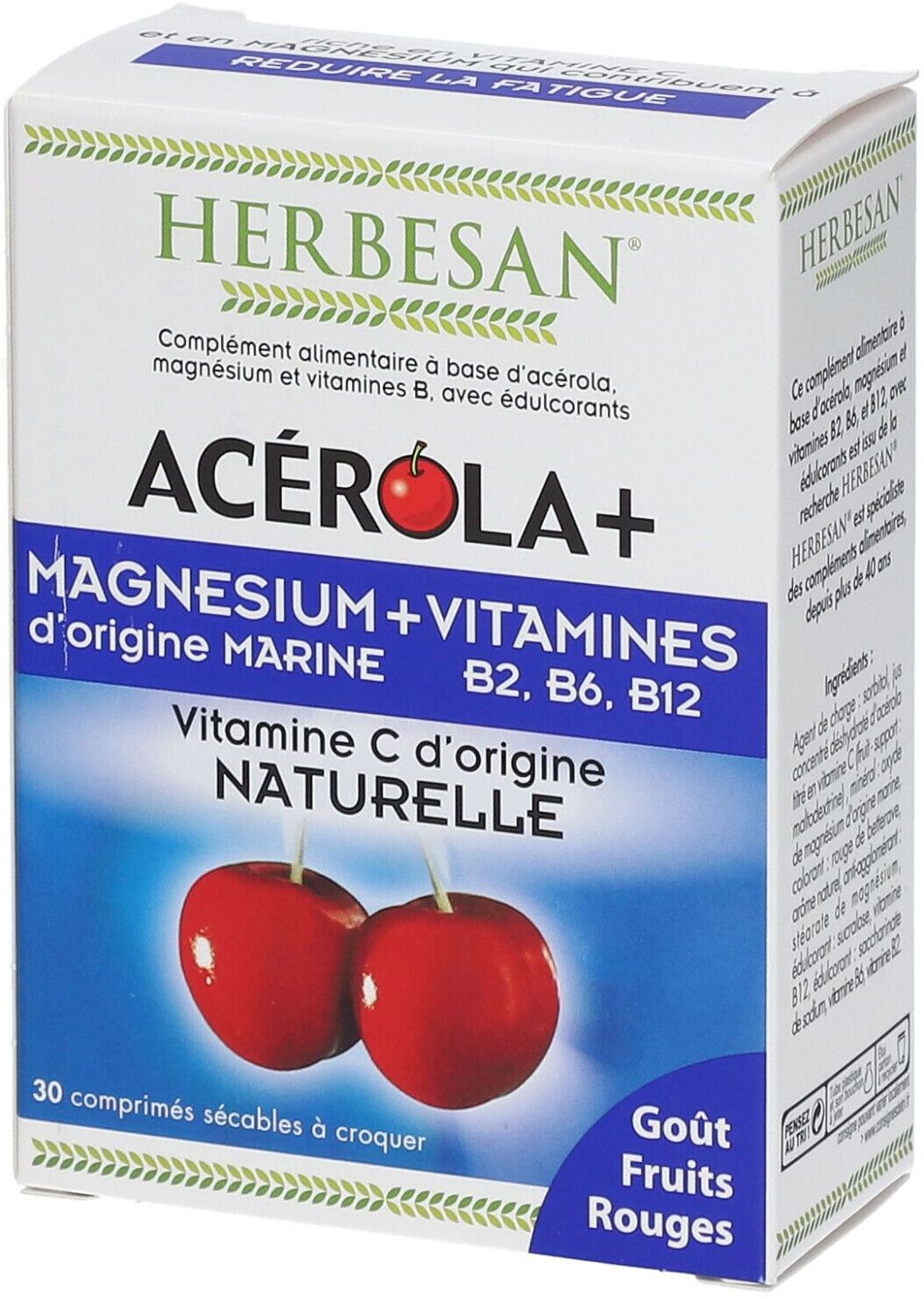 Super Herbesan® Acérola + Magnésium Marin + Vitamine B