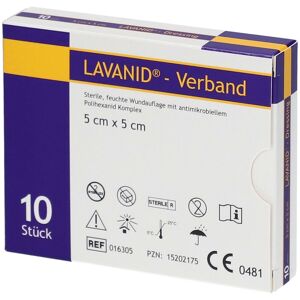 RICHTER PHARMA AG Lavanid® Wundverband 5 x 5 cm 10 ct