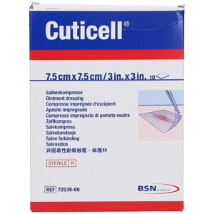 BSN Medical Cuticell® Compress imprägniert mit Excipient 7,5 x 7,5 cm 10 ct
