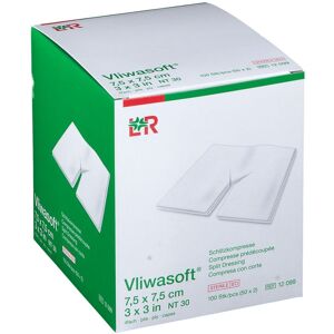 Lohmann & Rauscher Vliwasoft® Vliesstoffkompresse mit Y-Einschnitt 10 x 10 cm 50 ct