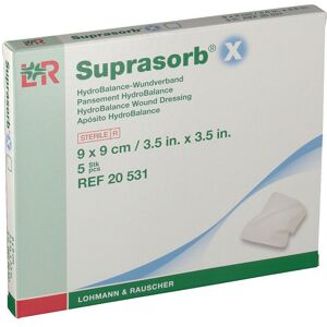 Lohmann & Rauscher Suprasorb X Pfannen Zellulose 9 x 9 cm 5 ct