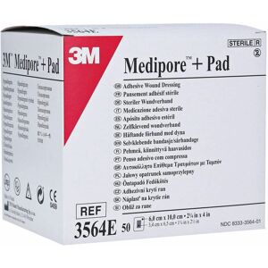 3M Medipore™ + Pad Steriler Wundverband mit Wundauflage 6 x 10 cm 50 ct