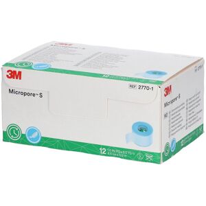 3M™ Micropore S Silikonrollenpflaster 12 ct