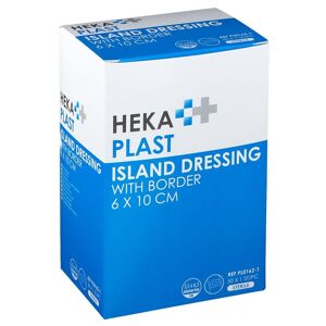 Heka Plast Island Dressing Mit Rand 6 x 10 cm 50 ct
