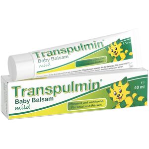 Transpulmin Baby Balsam mild: Wohltuender Erkältungsbalsam für Kinder ab 3 Monaten, 40 ml