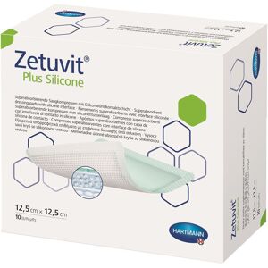 Zetuvit Zetuvirt® Plus Silicone steril 12,5 cm x 12,5 cm 10 ct