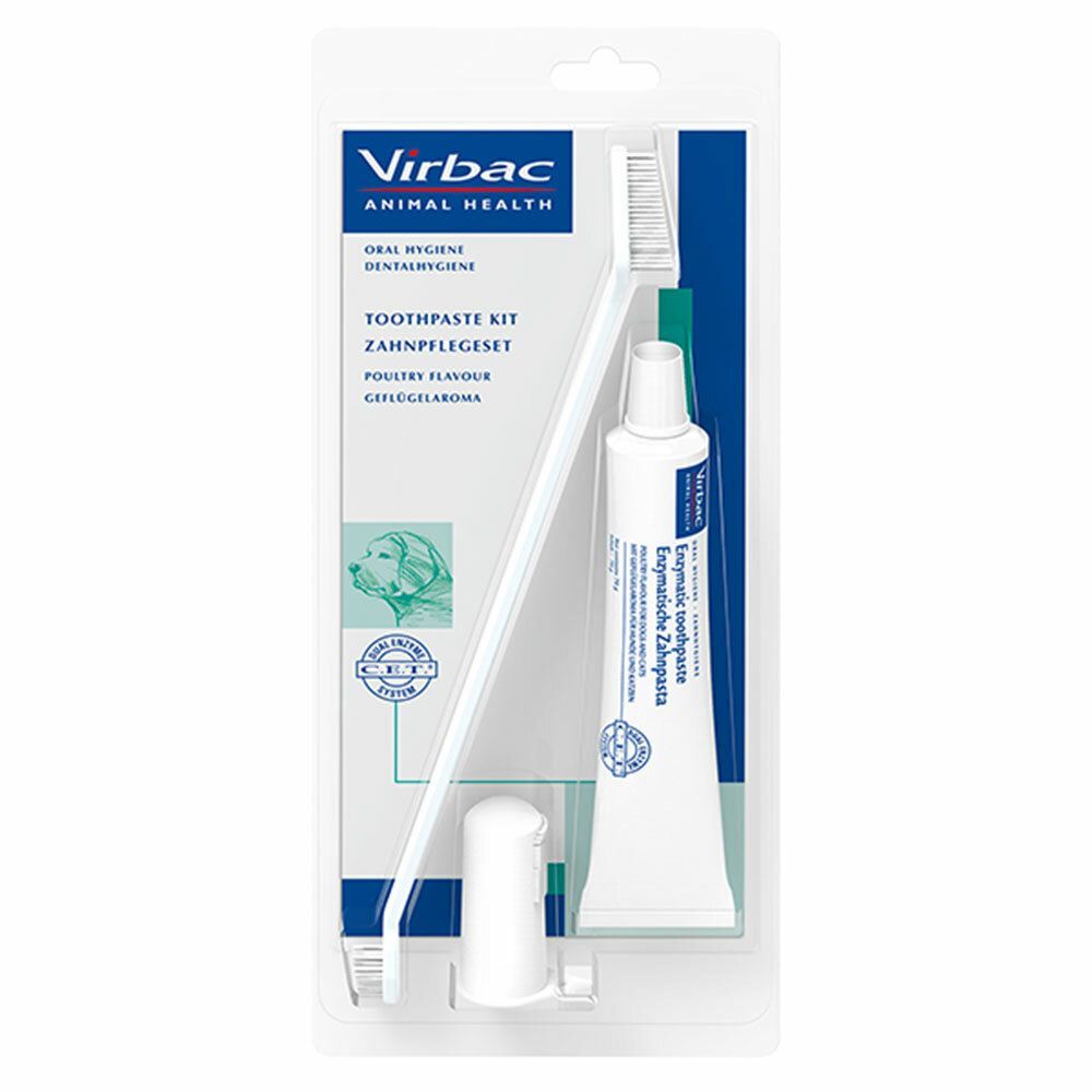 Virbac Tierarzneimittel GmbH C.e.t® Zahnpasta für Hunde und Zahnpflegeset