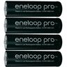 Garmin Panasonic Eneloop Pro AA /HR06 Ni-MH Batterie Wiederaufladbar (4 Stücke, 2500 mAh)