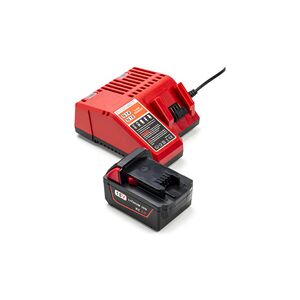 1x Milwaukee M18 B5 / 4932430483 Akku + Netzteil (18 V, 5 Ah)