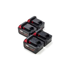 4x Milwaukee M18 B5 / 4932430483 Akkus (18 V, 5 Ah)