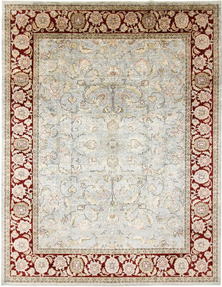 Nain Trading Arijana Klassik 359x278 Beige/Dunkelbraun (Wolle, Afghanistan, Handgeknüpft)