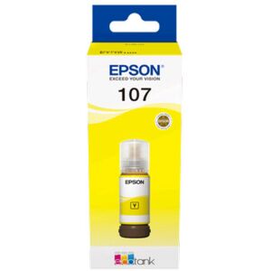 Epson 107 EcoTank bouteille encre jaune pour ET-18100 Epson 107 EcoTank bouteille encre jaune pour ET-18100