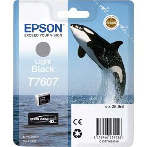 Epson T7607 Encre Noir Clair Grand contenant 25.9ml Epson T7607 Encre Noir Clair Grand contenant 25.9ml