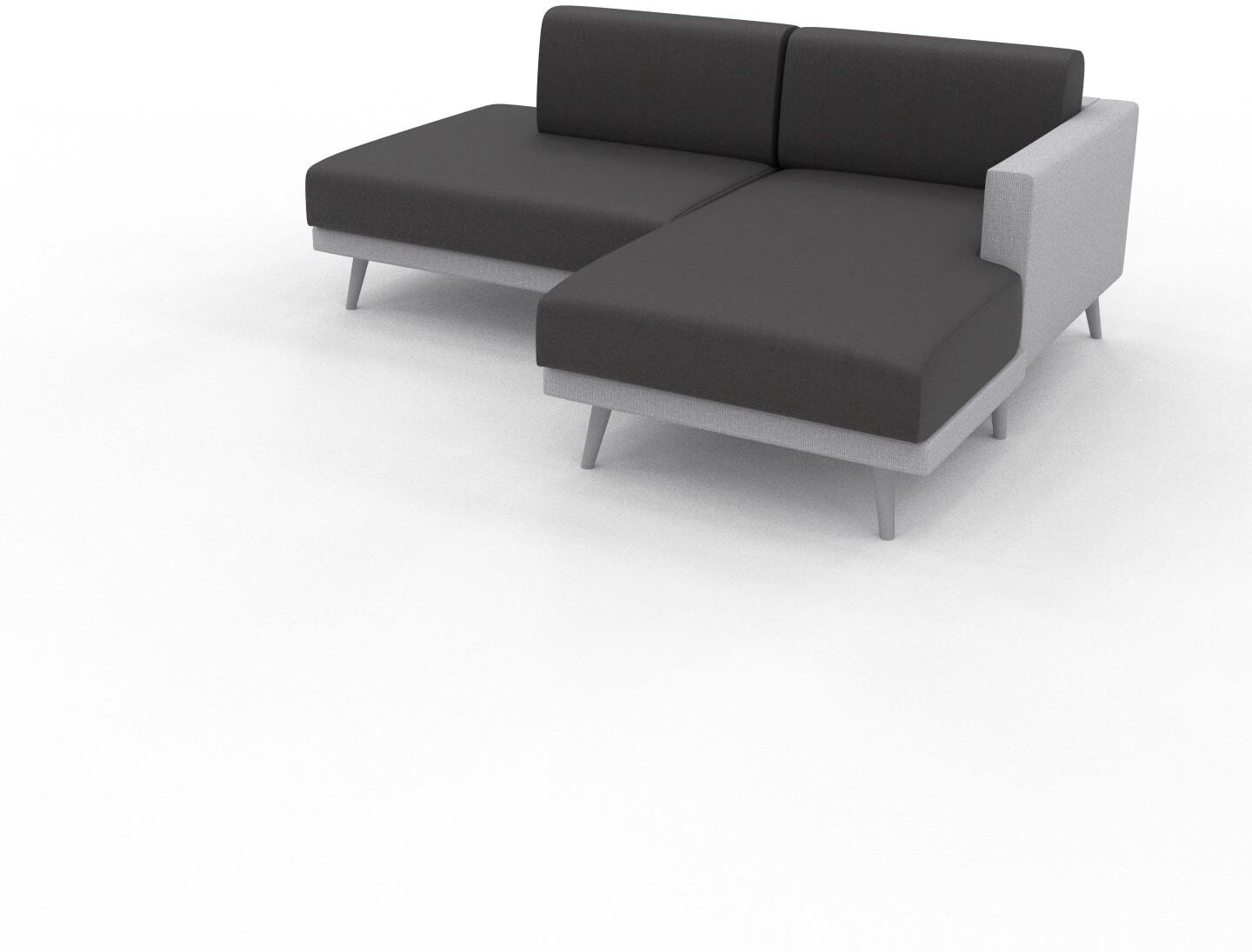 MYCS Ecksofa Lichtgrau - Flexible Designer-Polsterecke, L-Form: Beste Qualität, einzigartiges Design - 212 x 81 x 162 cm, konfigurierbar