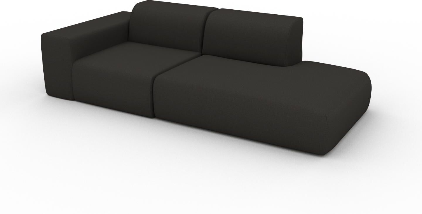 MYCS Sofa Anthrazit - Moderne Designer-Couch: Hochwertige Qualität, einzigartiges Design - 243 x 72 x 107 cm, Komplett anpassbar