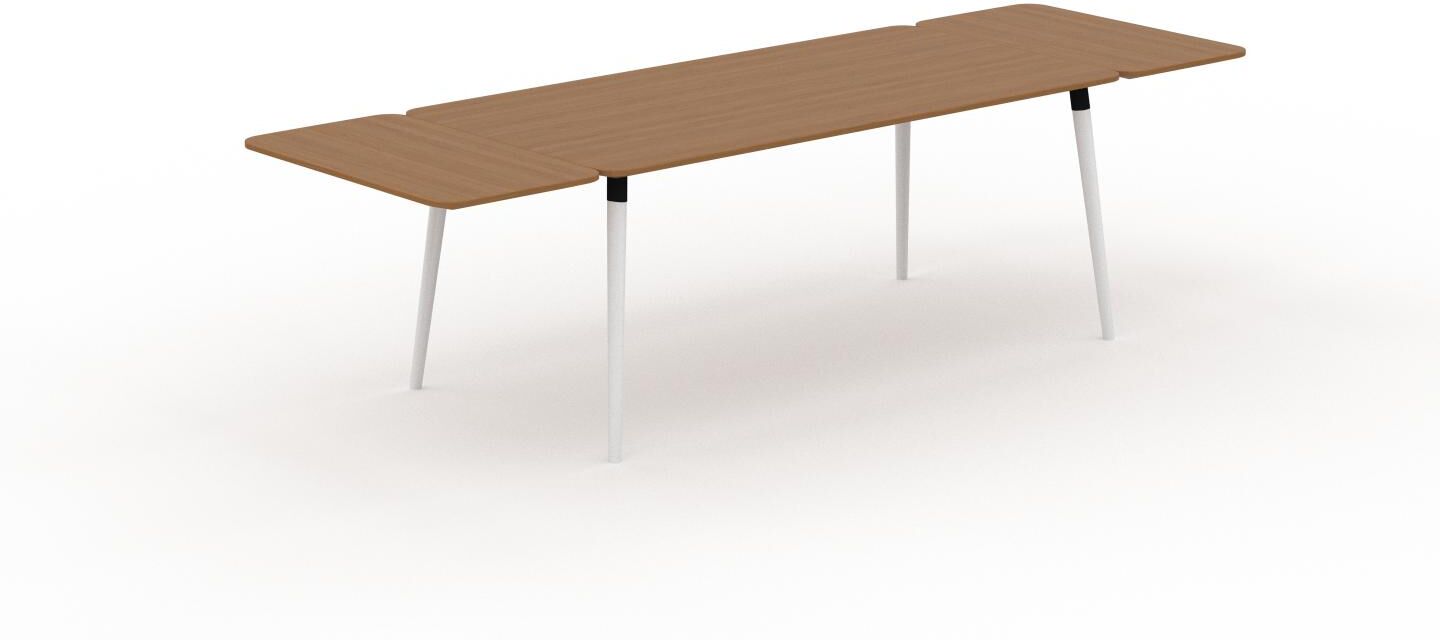 MYCS Designer Esstisch Massivholz Eiche, Holz - Individueller Designer-Massivholztisch: Einzigartiges Design - 280 x 75 x 90 cm, Modular