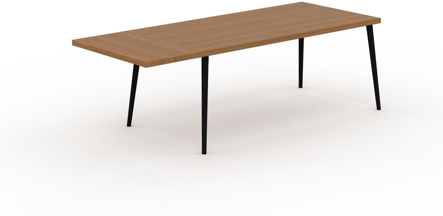 MYCS Designer Esstisch Massivholz Eiche, Holz - Individueller Designer-Massivholztisch: Einzigartiges Design - 230 x 75 x 90 cm, Modular