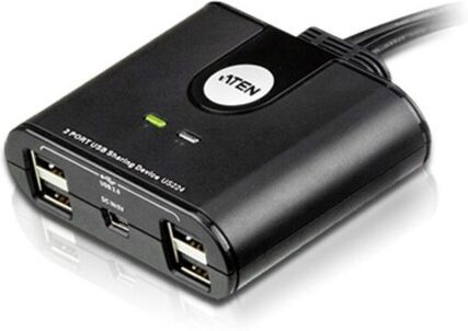 Aten US224 Peripheriegeräte Switch, 2 Ports, USB 2.0