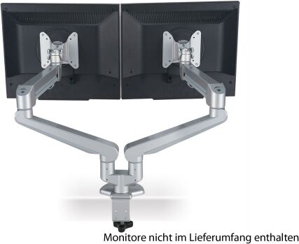 Roline LCD Bildschirmhalterung, Doppelarm, Tischmontage,486mm